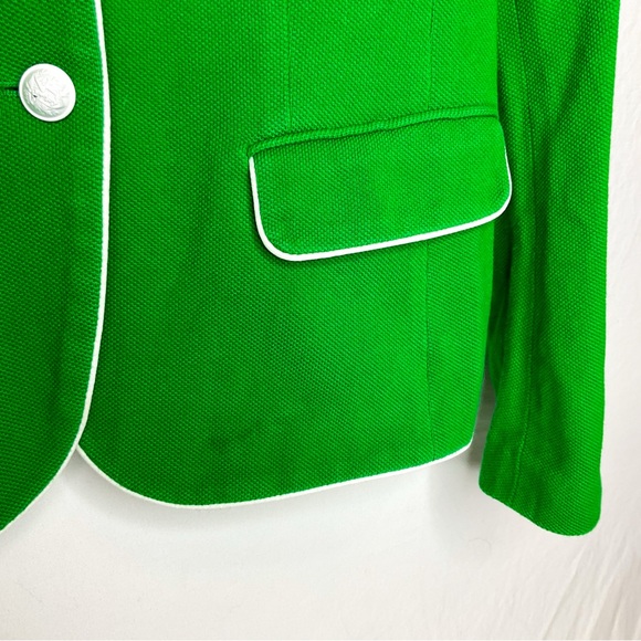 Gap Academy Blazer Green White Trim Preppy Jacket 8 - Picture 9 of 16